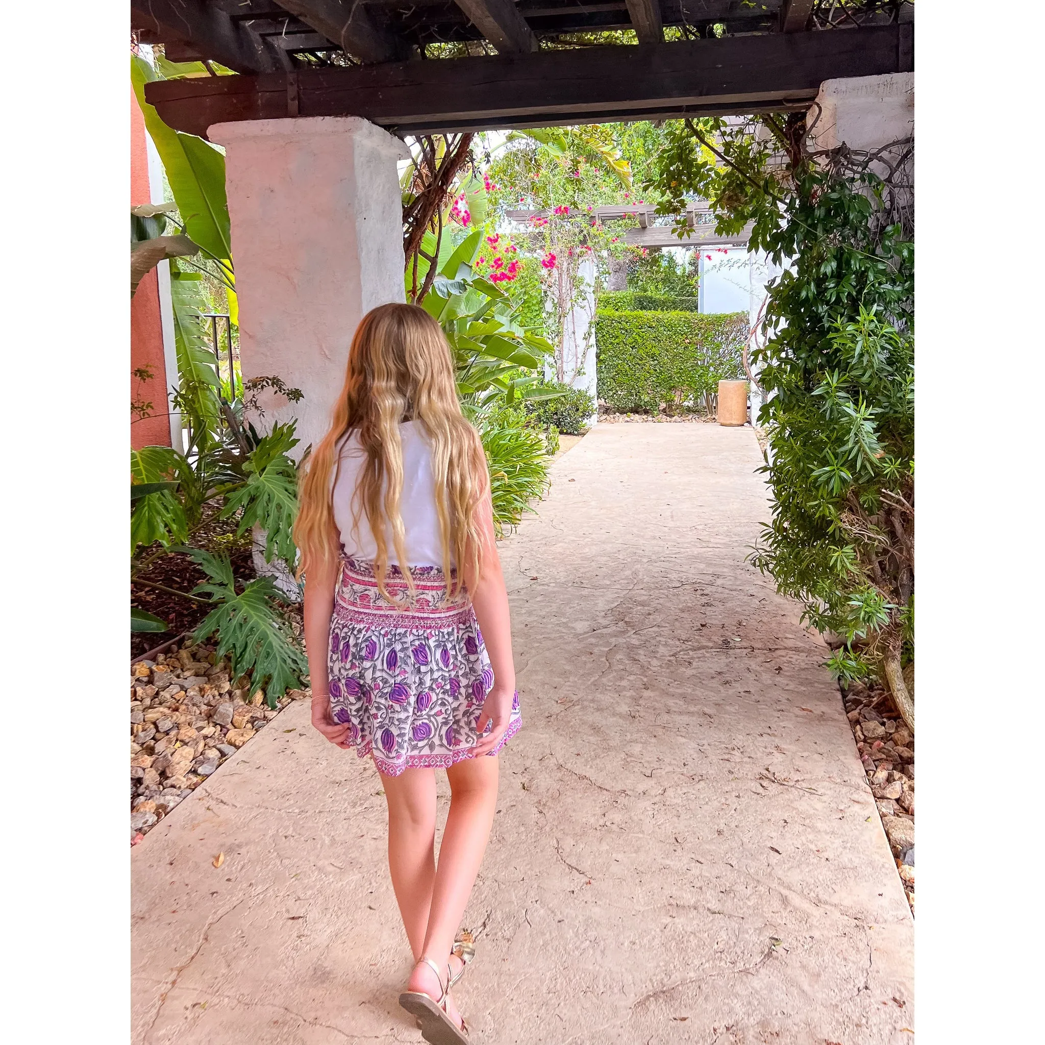 Smocked Skirt