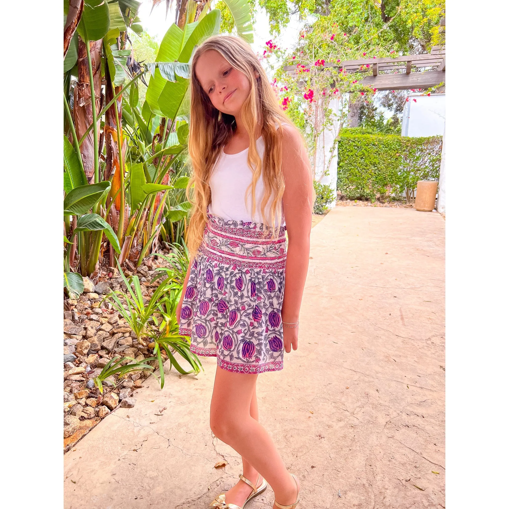 Smocked Skirt