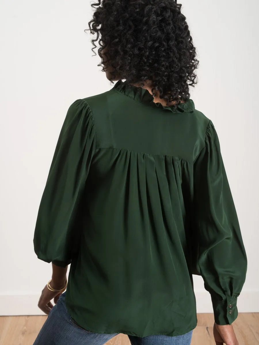 solange top - dark green