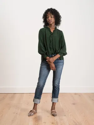 solange top - dark green