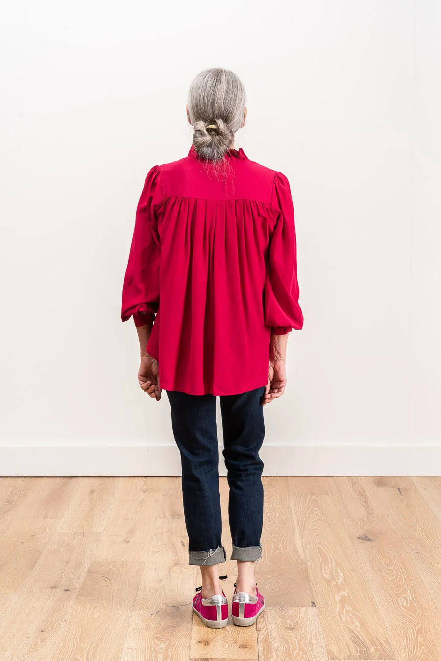 solange top - fuschia
