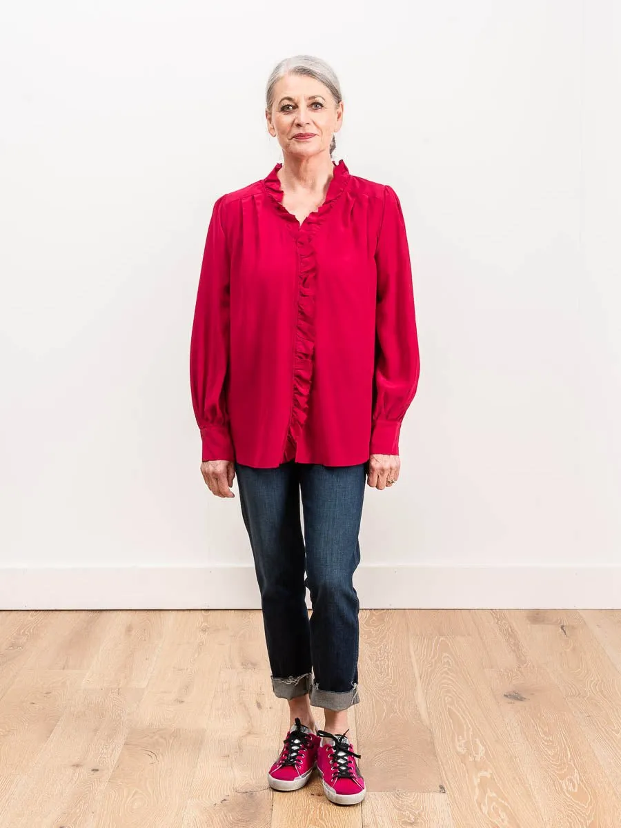 solange top - fuschia