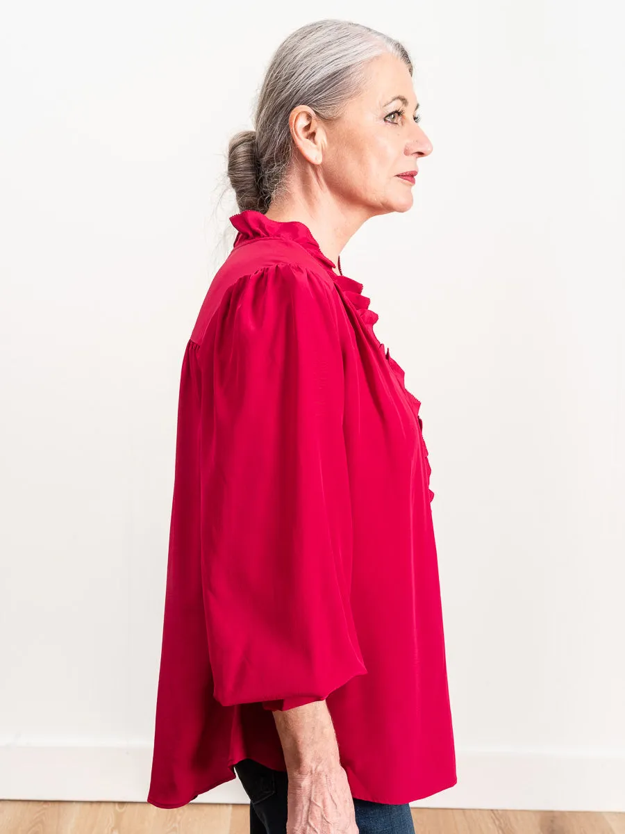solange top - fuschia