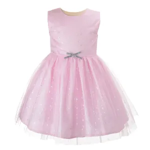 Sparkle Star Tulle Dress Pink