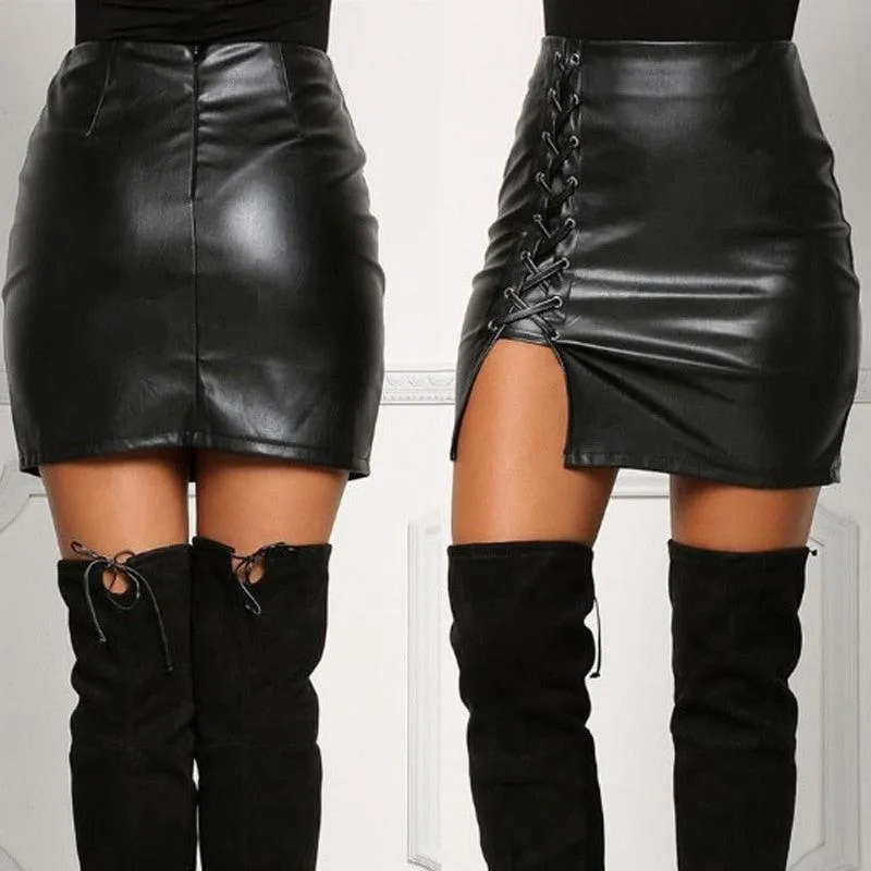 Split Mini Skirt