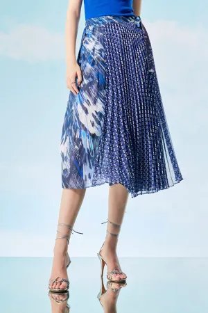 Starling Pleated Wrap Skirt