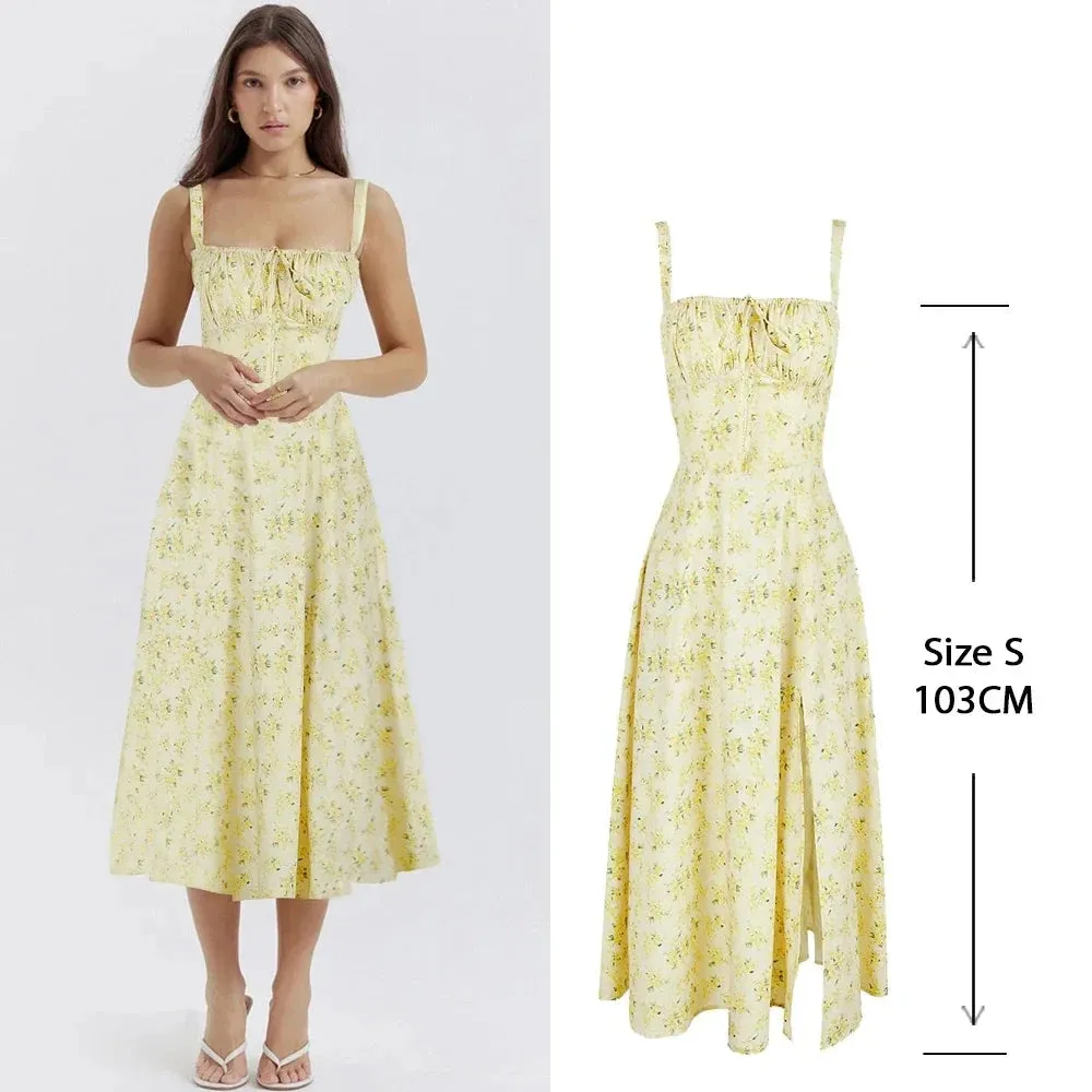 Suninheart Elegant A-Line Midi Dress
