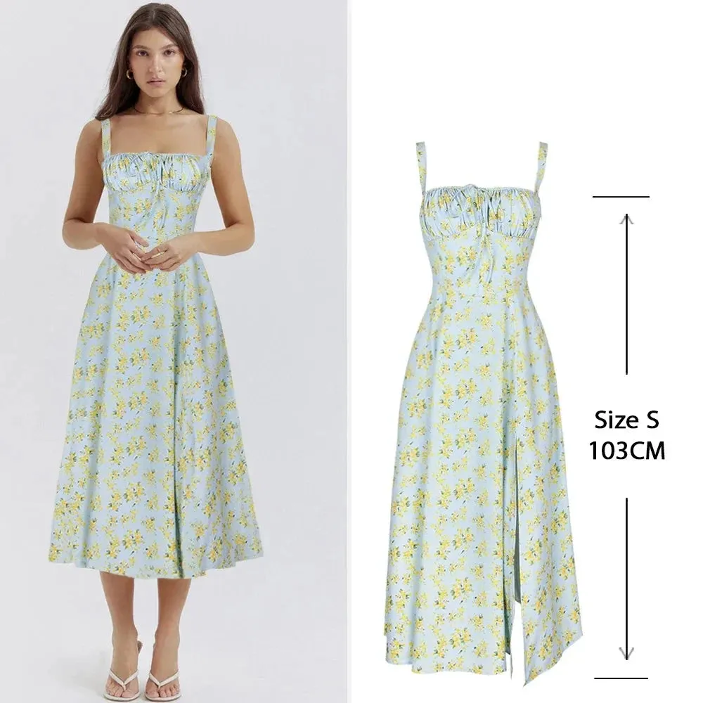 Suninheart Elegant A-Line Midi Dress