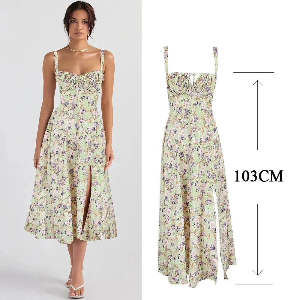 Suninheart Elegant A-Line Midi Dress