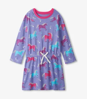 Superstar Horses Drop Waist Dress