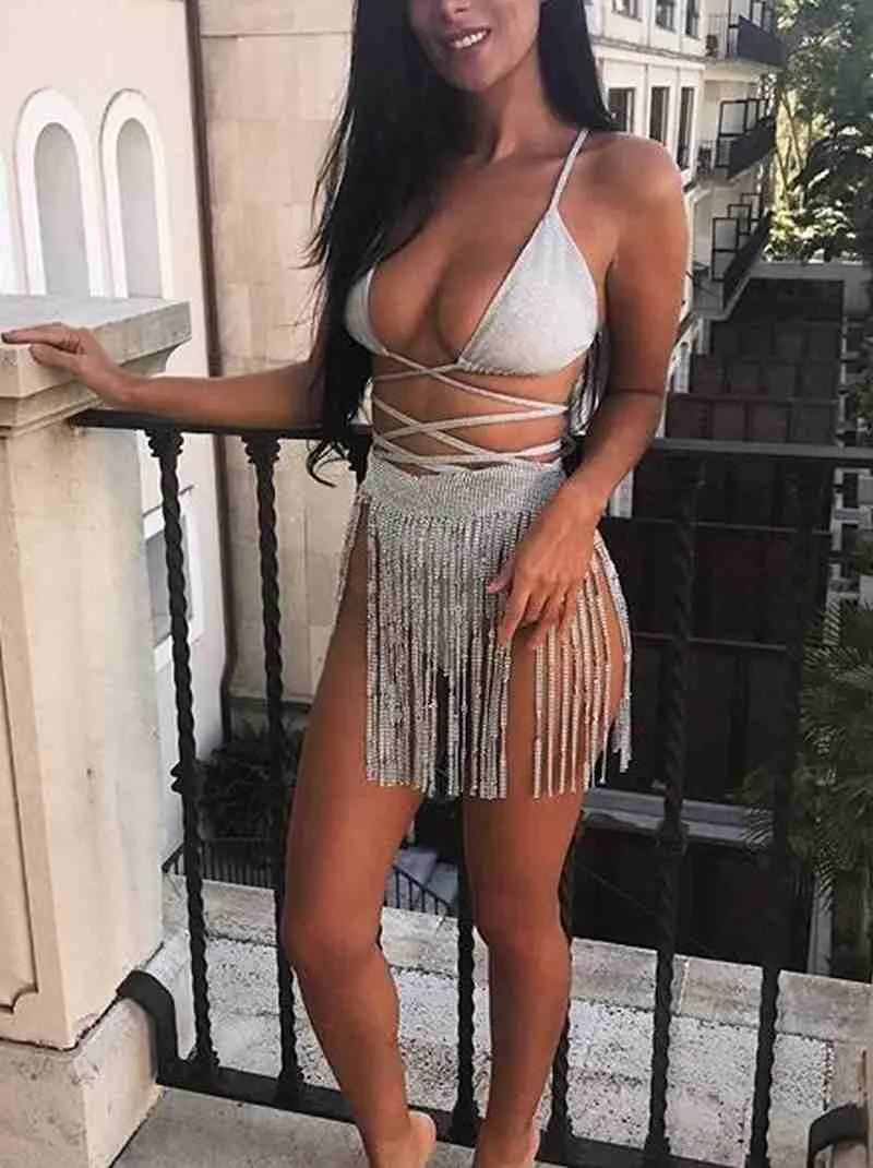 Tassel Mini Skirt