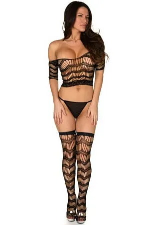Temptation Off The Shoulder Cami Set