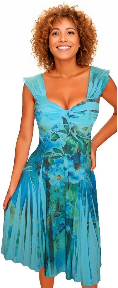 The Ocean Blue Dress