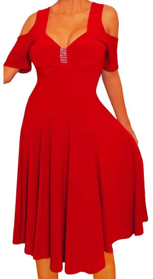 The Open Shoulders Cocktail Dress