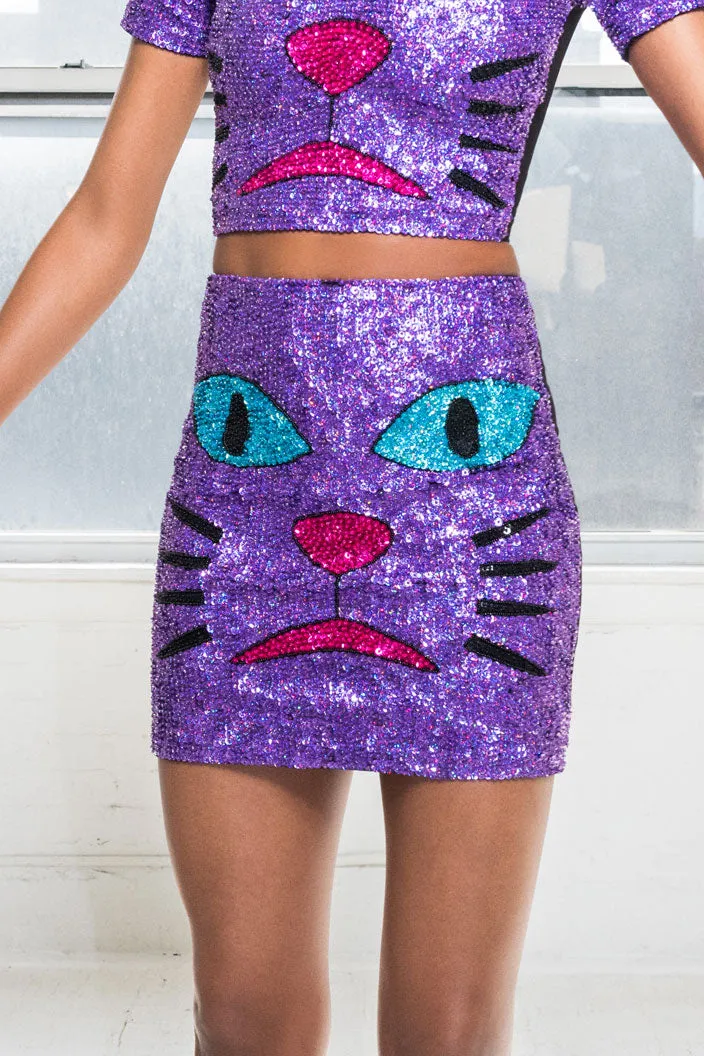 The Purple Pussy Mini Skirt