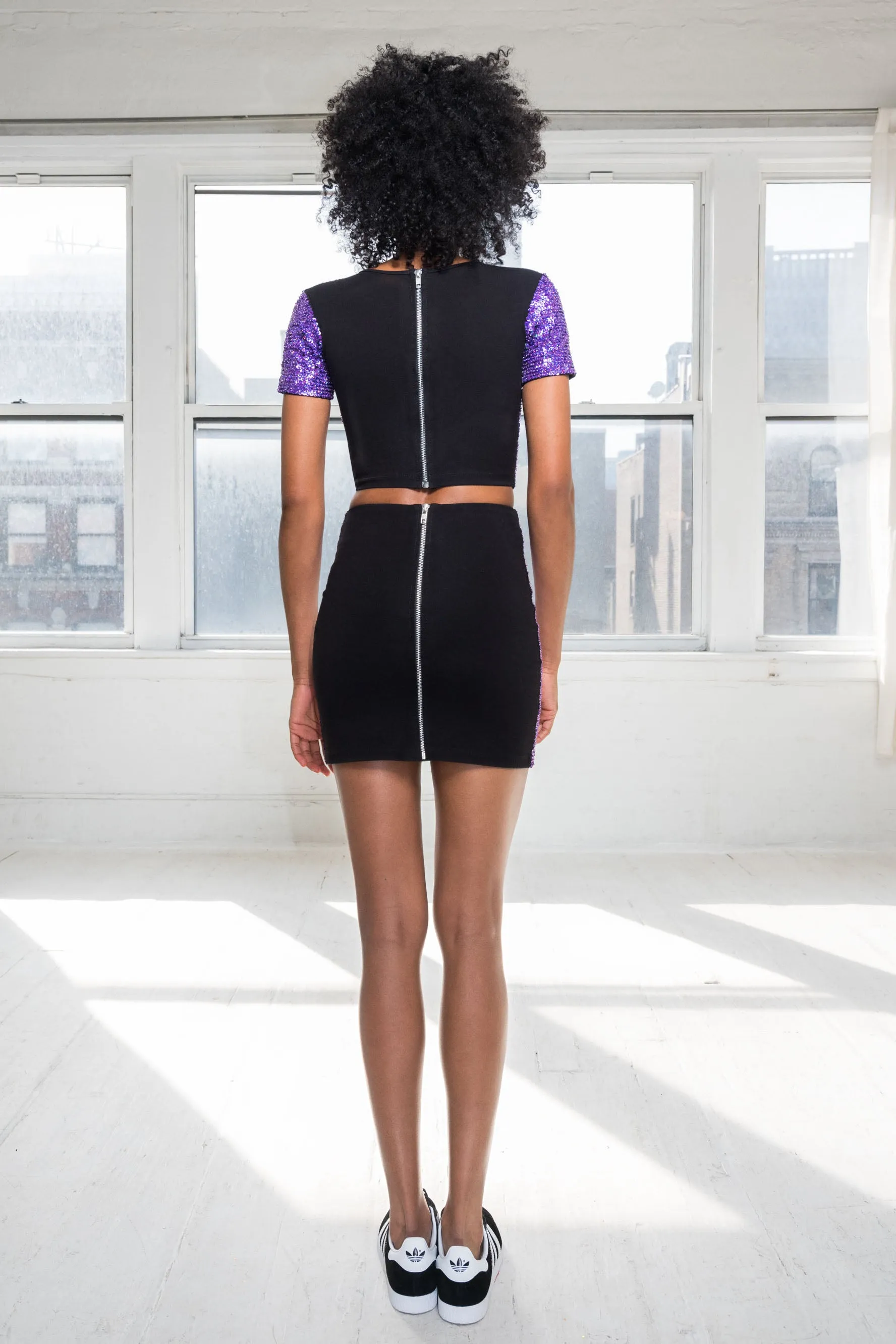 The Purple Pussy Mini Skirt