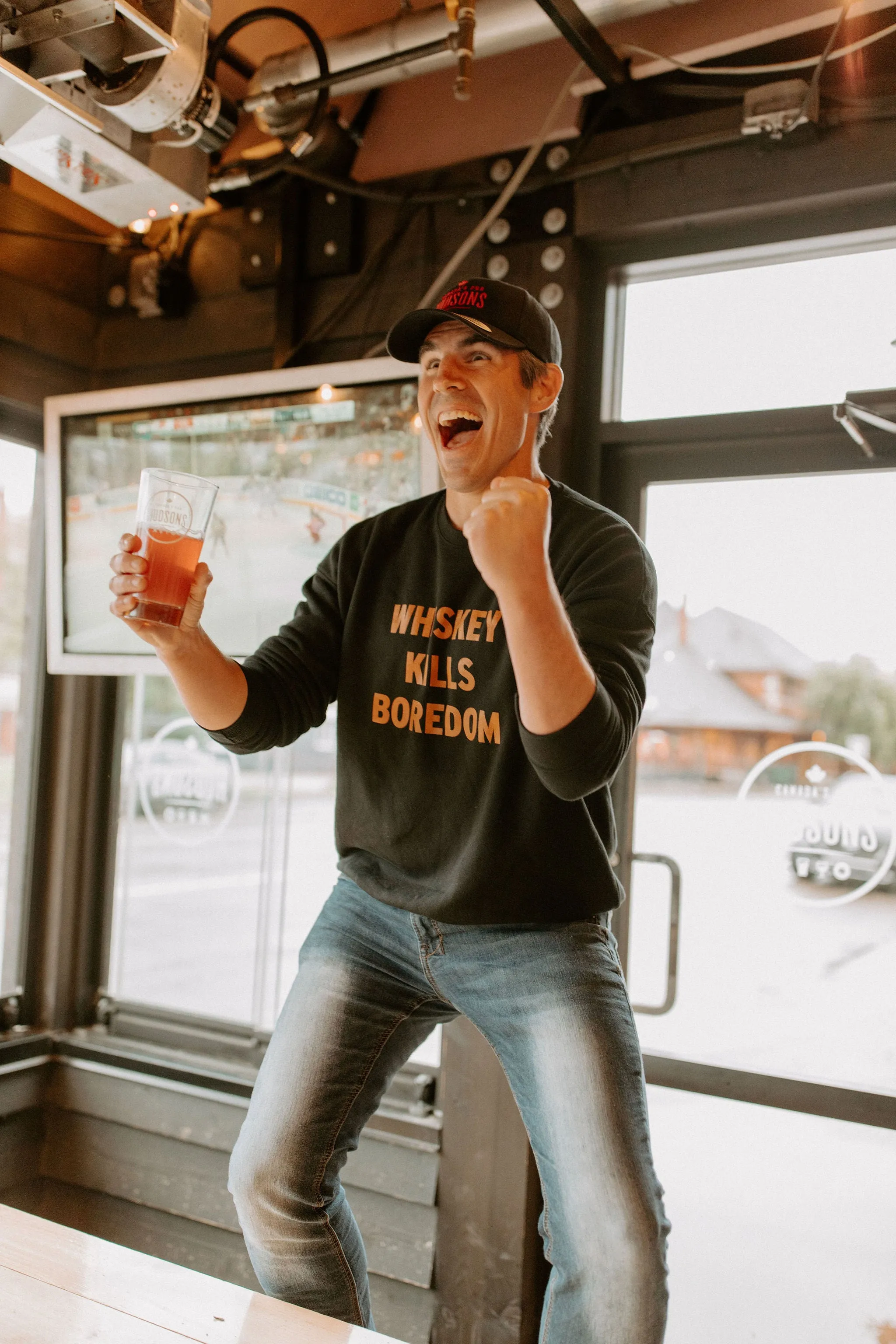 The Whiskey Kills Boredom Sweatshirt
