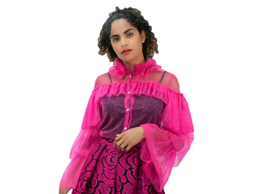 Tiered Ruffle Top