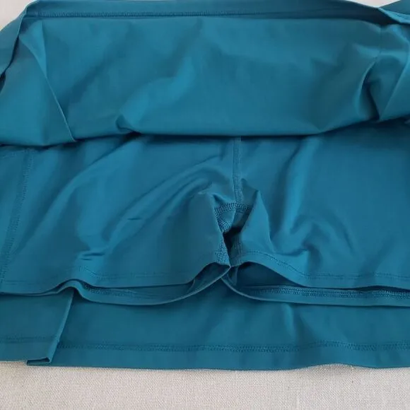 Tommy Bahama Golf Skort Women's XL Pleated Sides Teal Pickleball Tennis Skirt