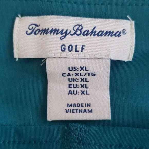 Tommy Bahama Golf Skort Women's XL Pleated Sides Teal Pickleball Tennis Skirt