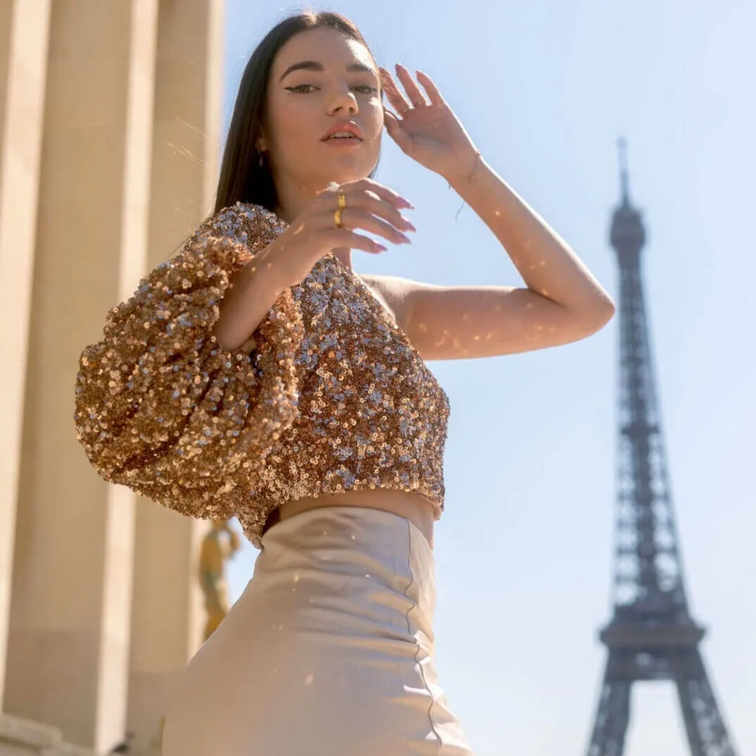 Top Sequin Doré | Édition Limitée