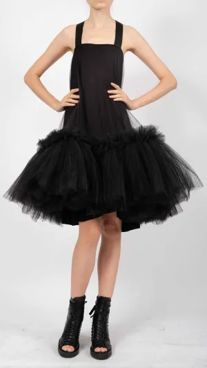 Tulle Dress with Straps
