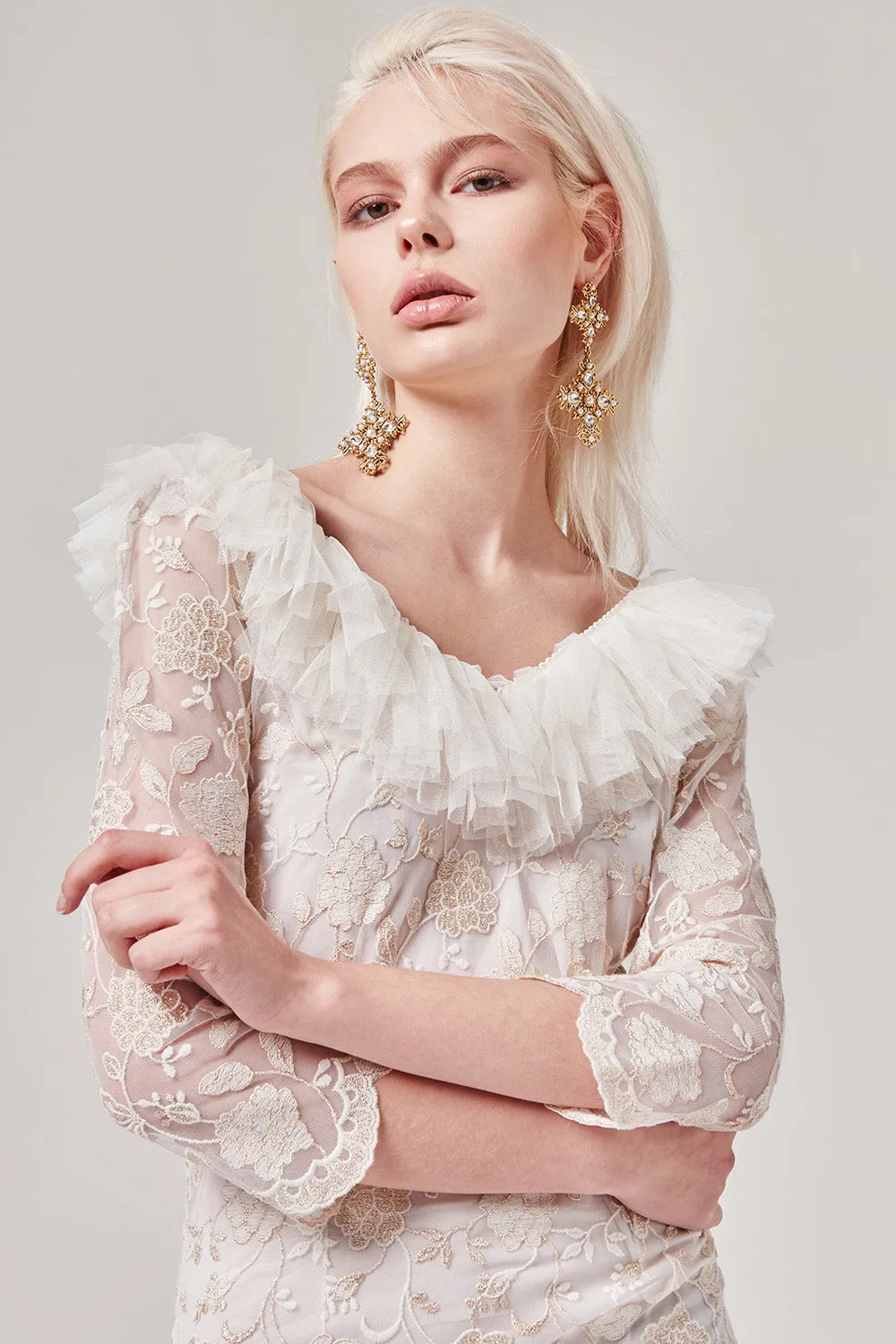 Tulle Midi Dress