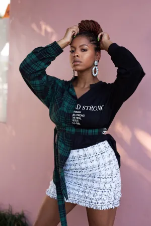 Tweed Mini Skirt