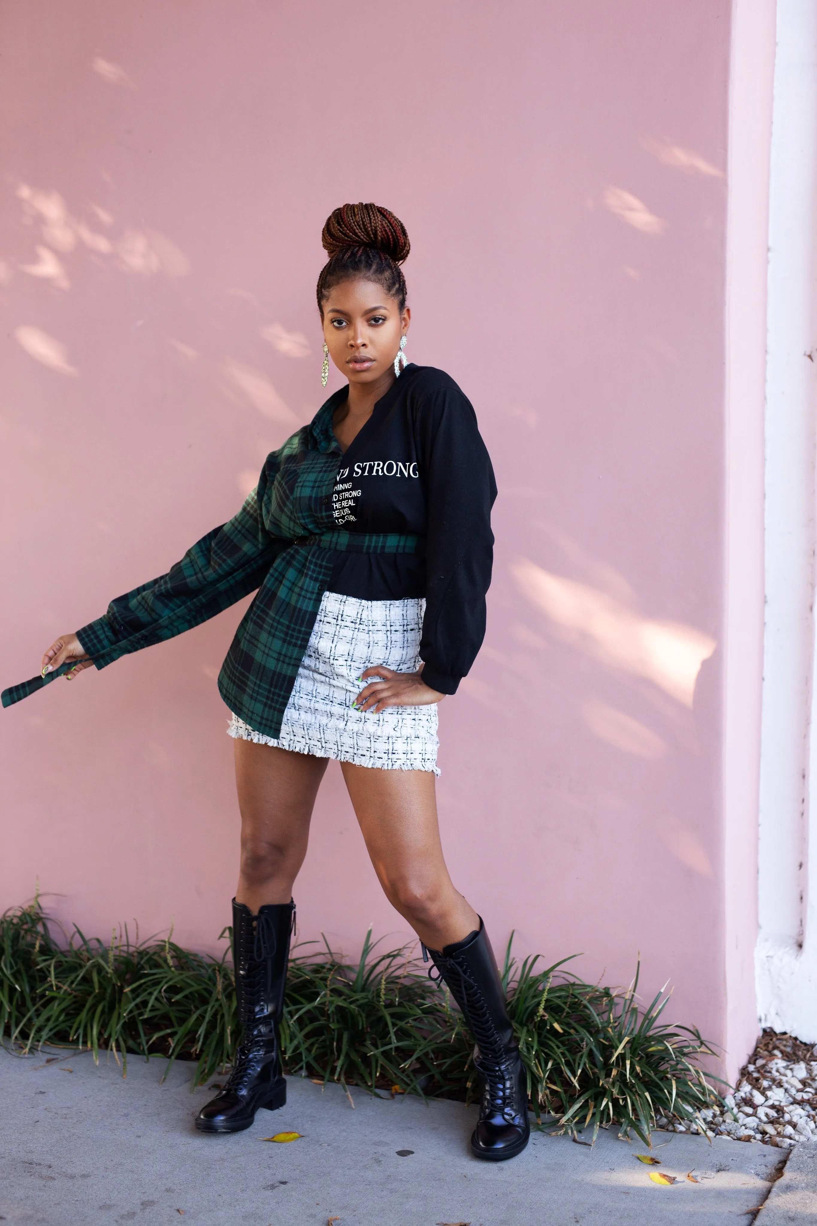 Tweed Mini Skirt