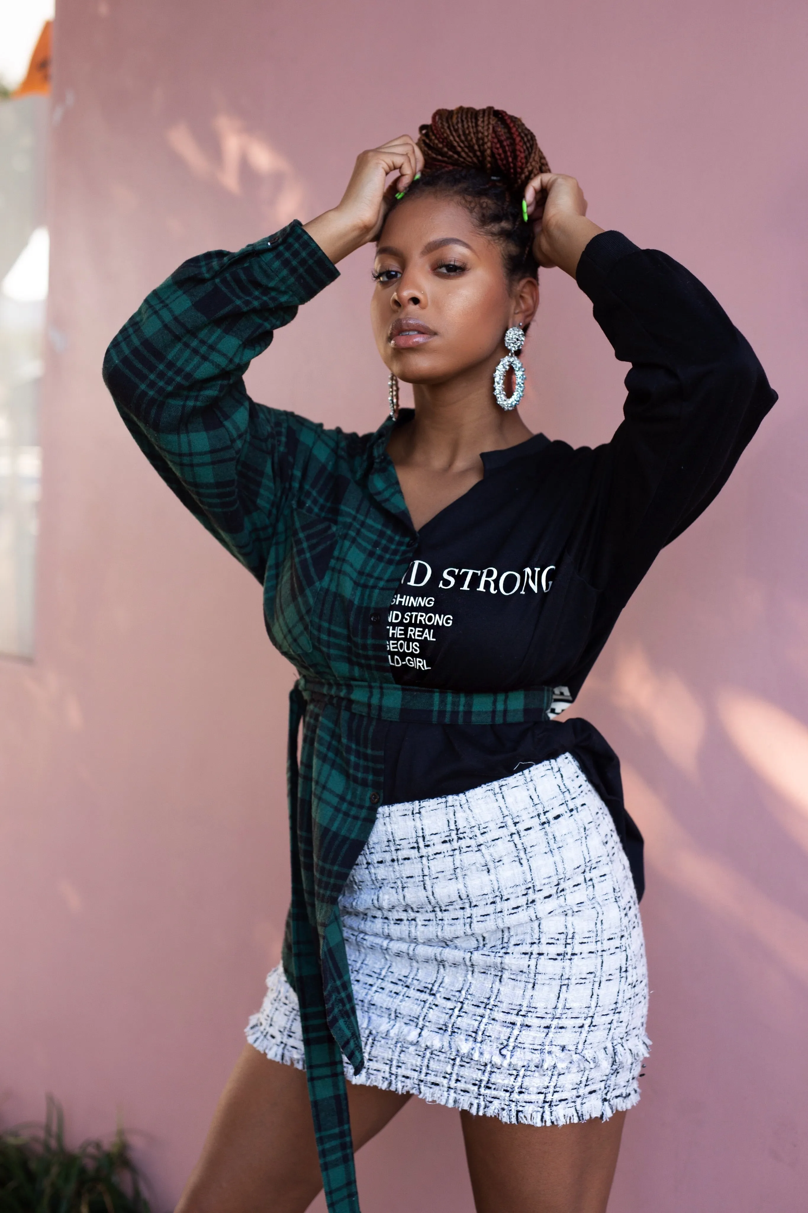 Tweed Mini Skirt