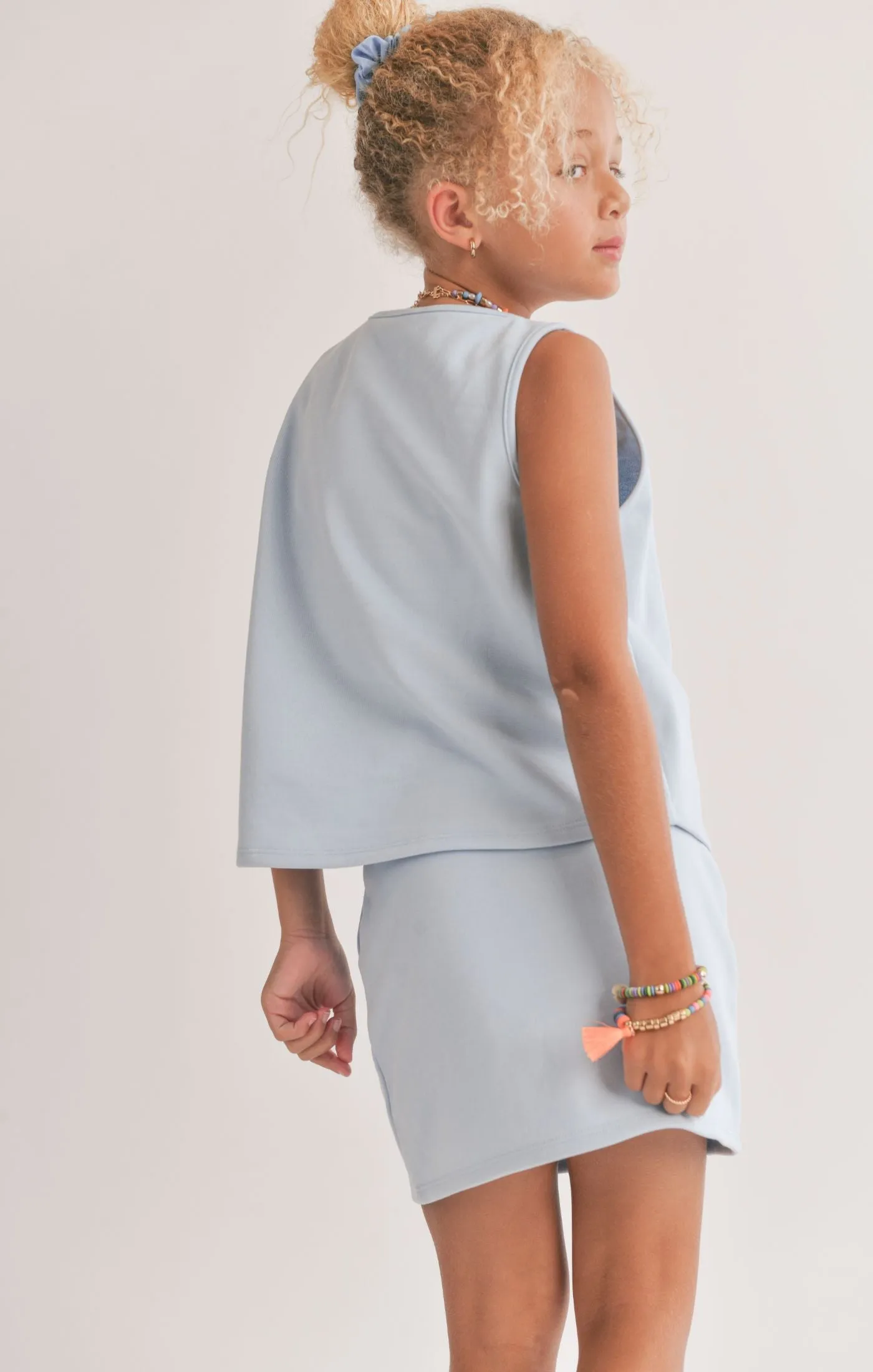 TWEEN BREAK A SWEAT MINI SKIRT