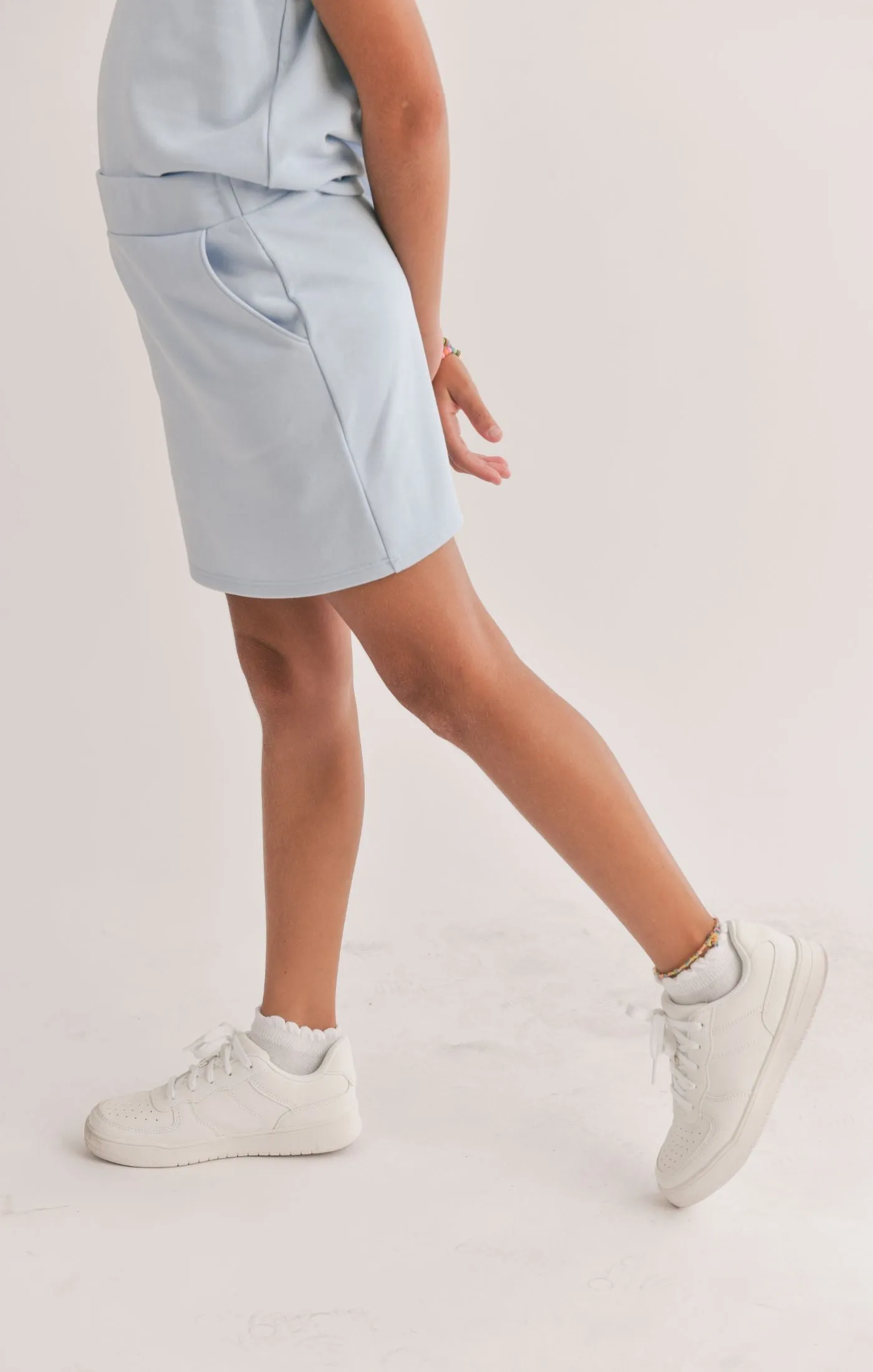 TWEEN BREAK A SWEAT MINI SKIRT