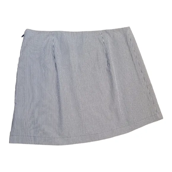 Urban Outfitters Sailorette Striped Mini Skirt NEW Faux Button Front Bib Panel