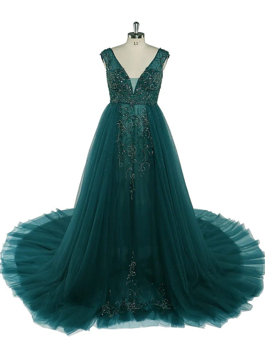 V Neck Beaded Maternity Dress for Photoshoot Elegant Sleeveless Maxi Dress Photography Gowns