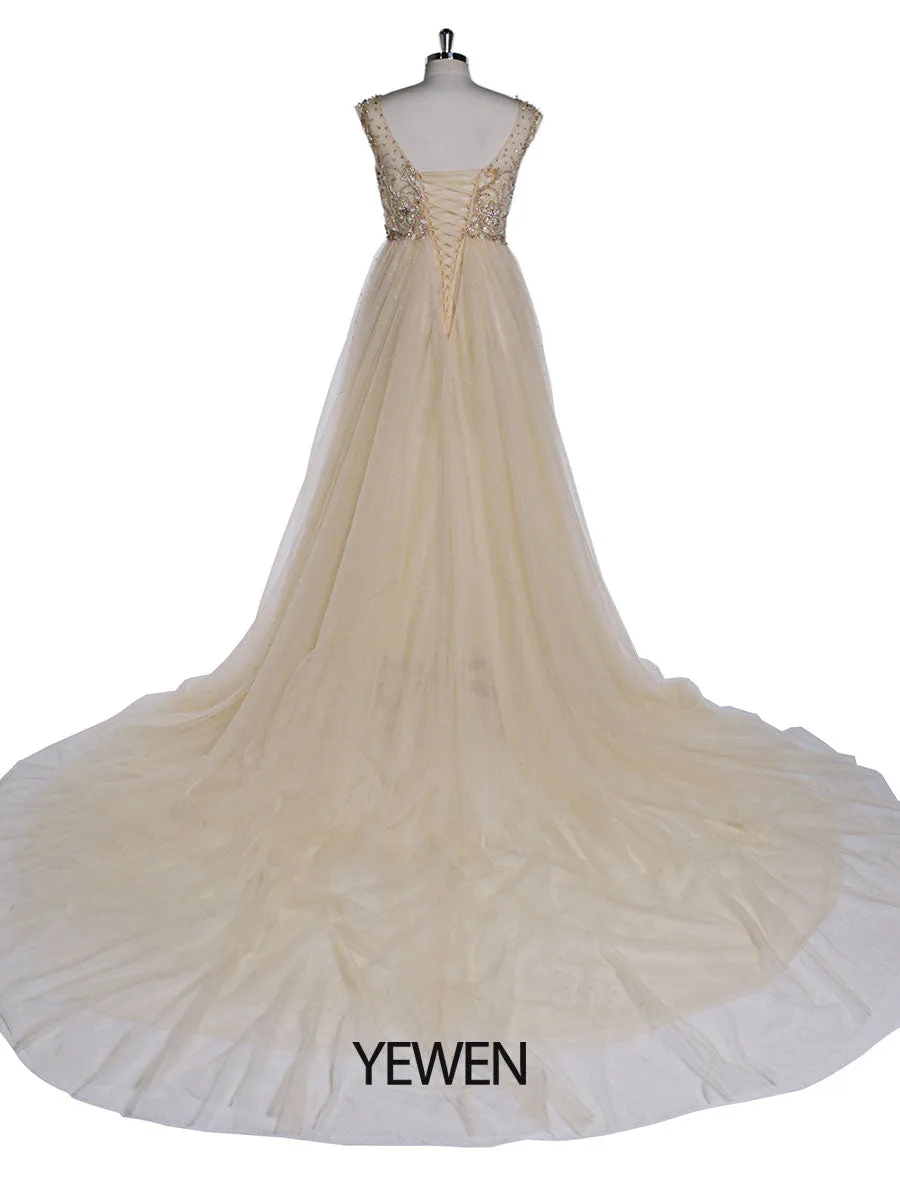 V Neck Beaded Maternity Dress for Photoshoot Elegant Sleeveless Maxi Dress Photography Gowns