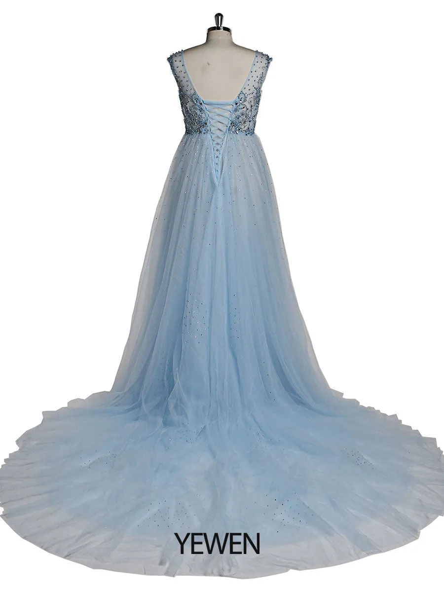 V Neck Beaded Maternity Dress for Photoshoot Elegant Sleeveless Maxi Dress Photography Gowns