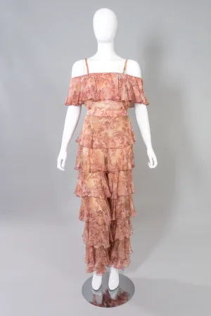 Valentino Night Ruffle Top & Pant