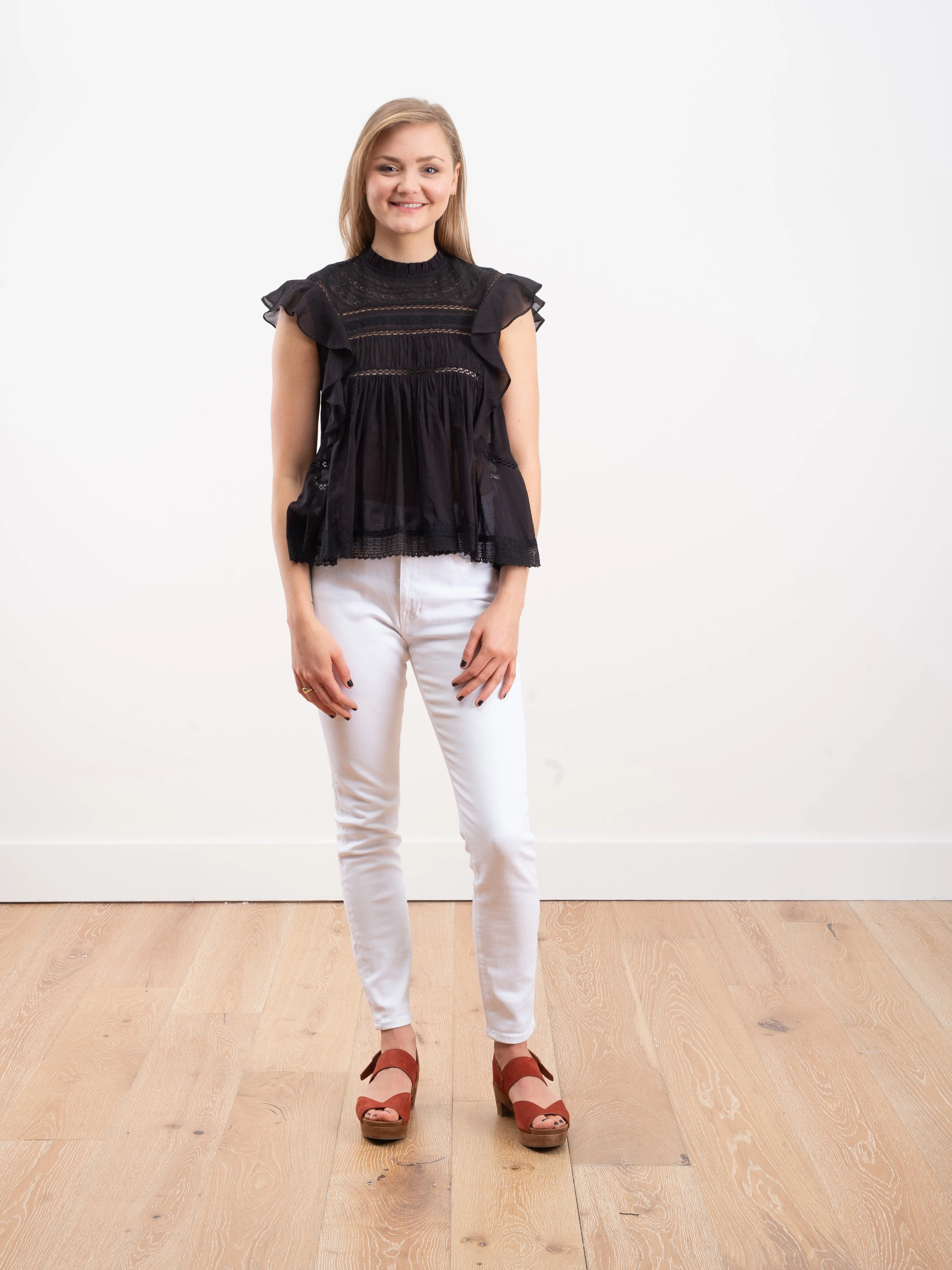 vivia top - black