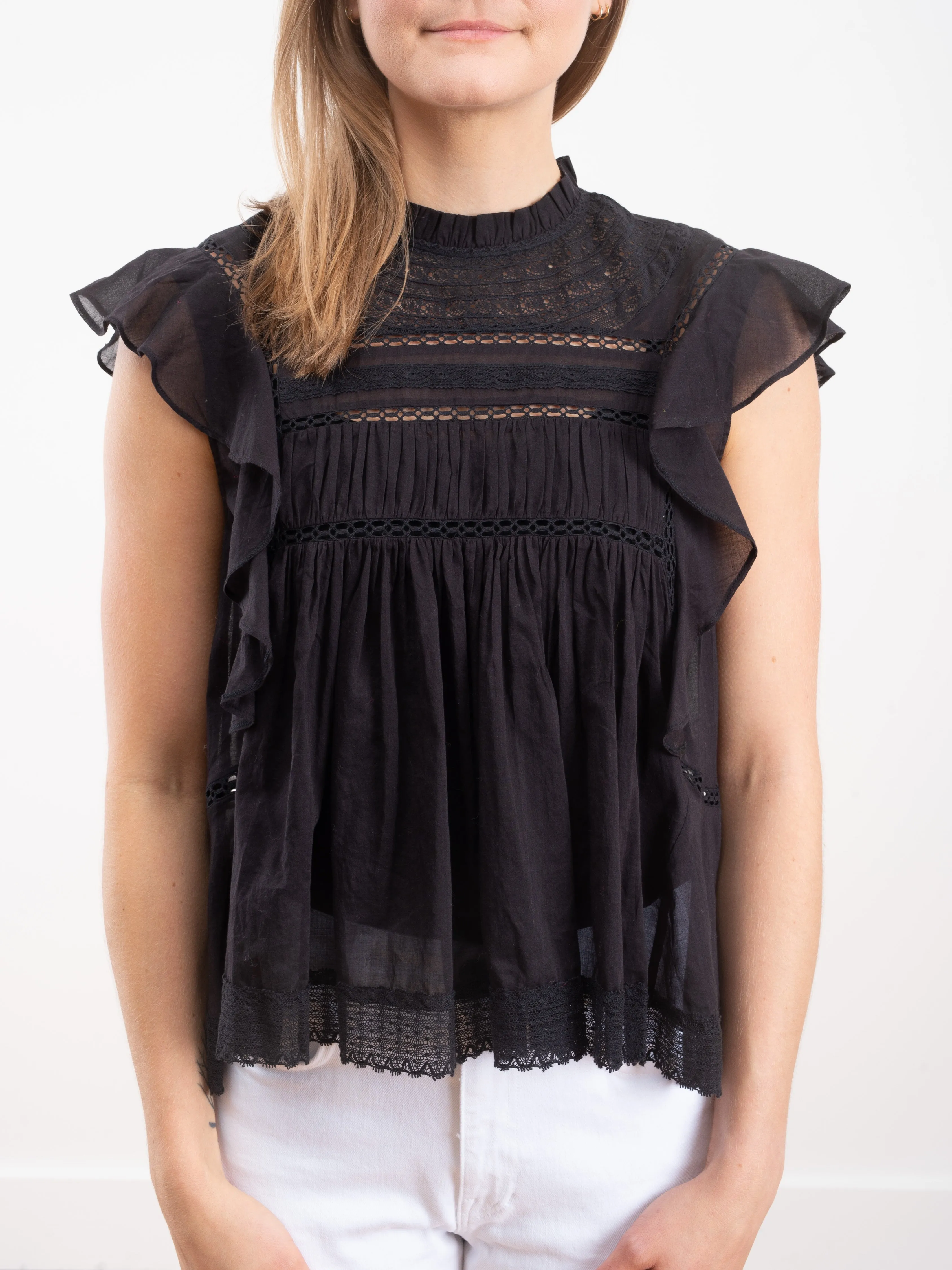 vivia top - black