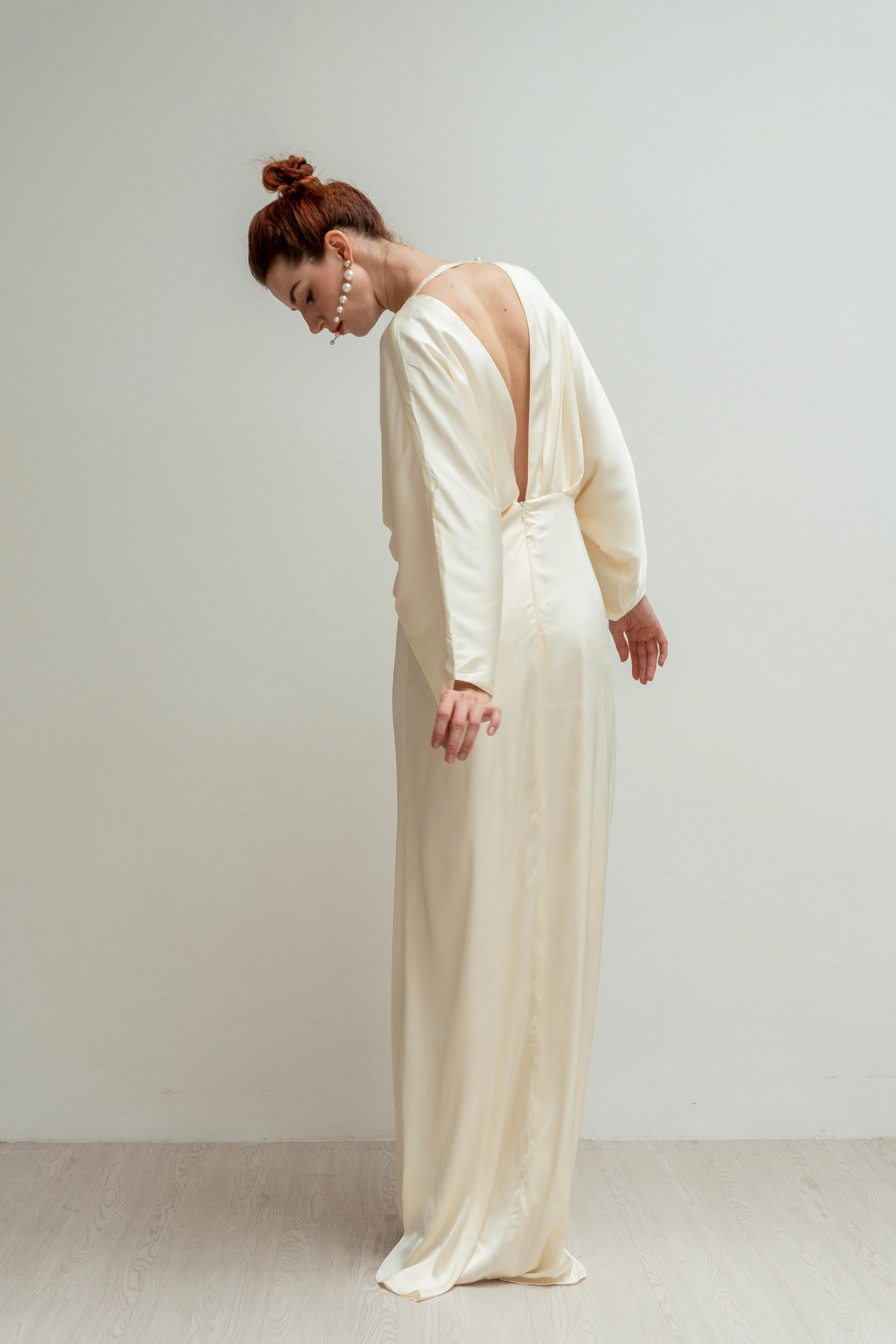 Vivienne Empire Waist Floor Length Dress