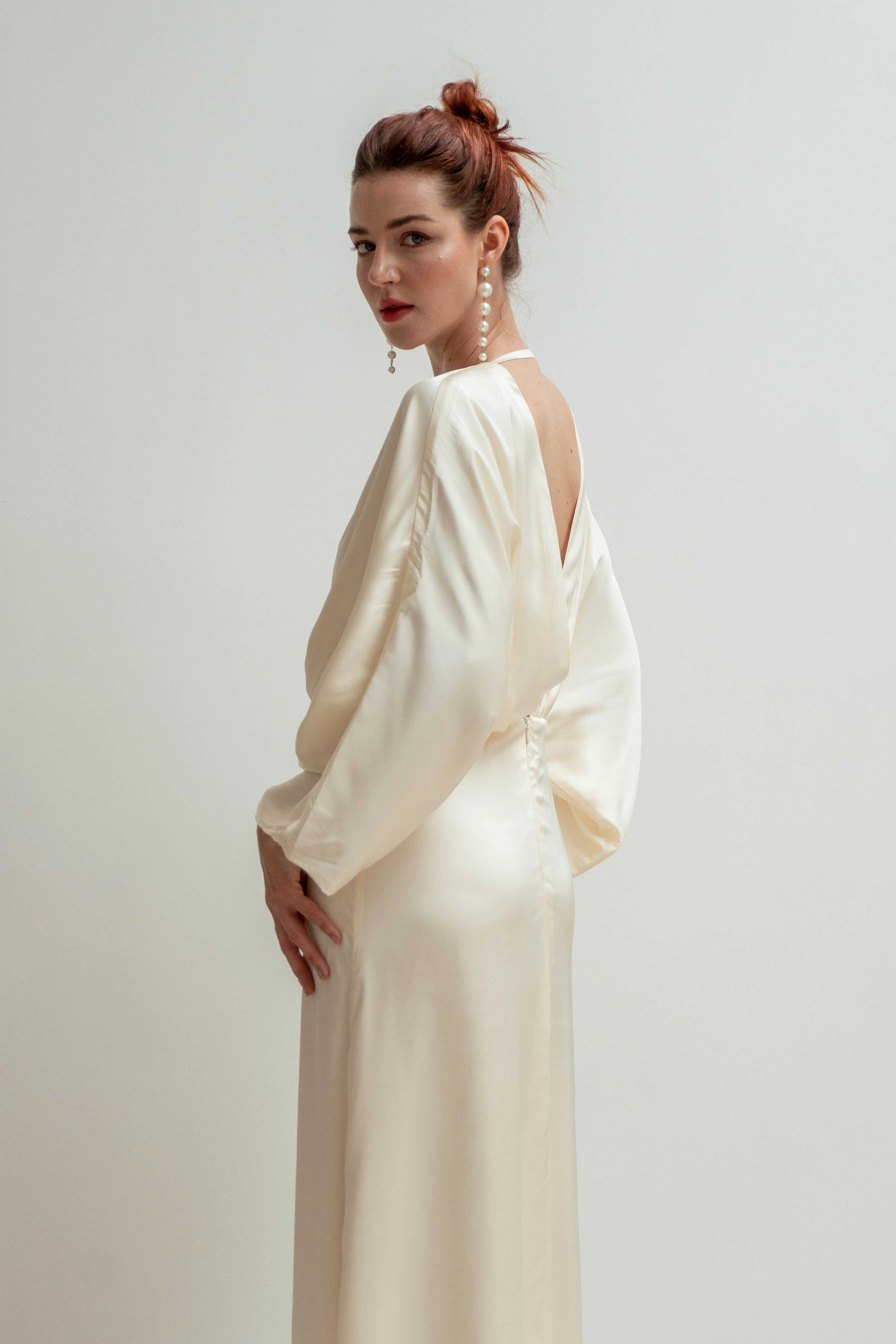 Vivienne Empire Waist Floor Length Dress