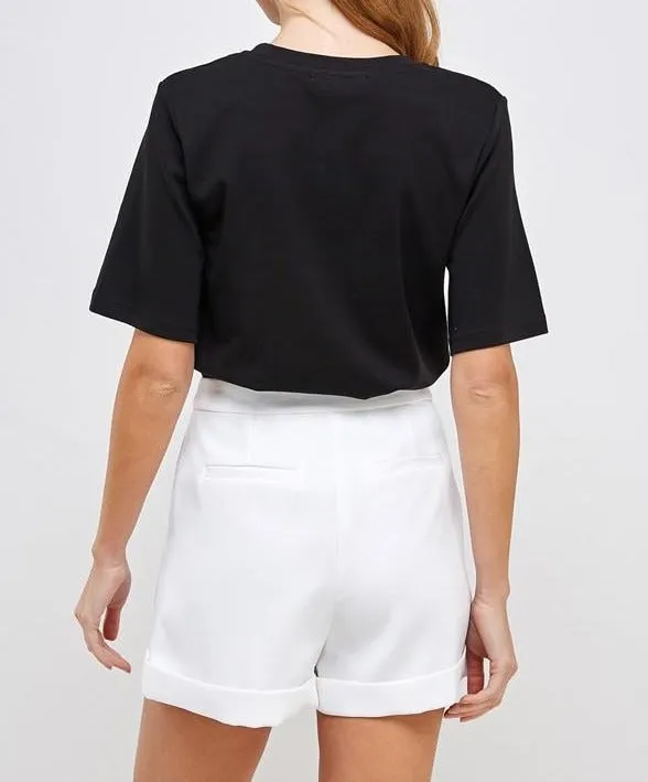Voila Sequin Tee Fashion Top Cotton T-shirt