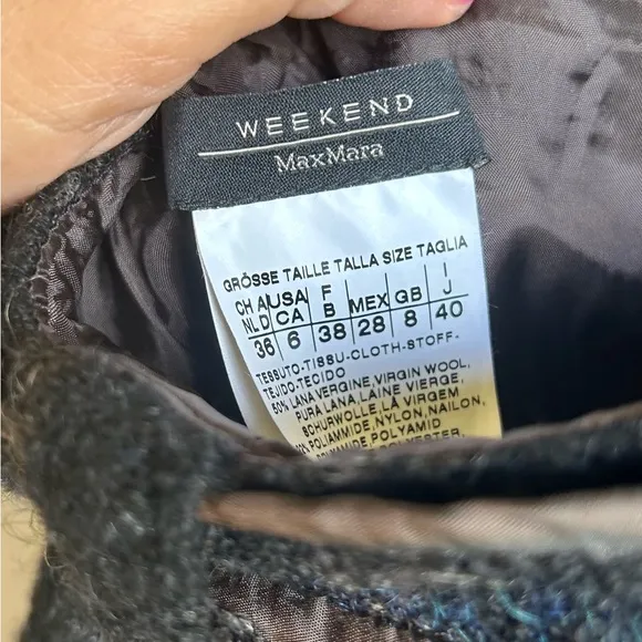 Weekend MaxMaraPlaid Pleated Wool