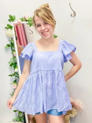 Wisteria Ruffle Top