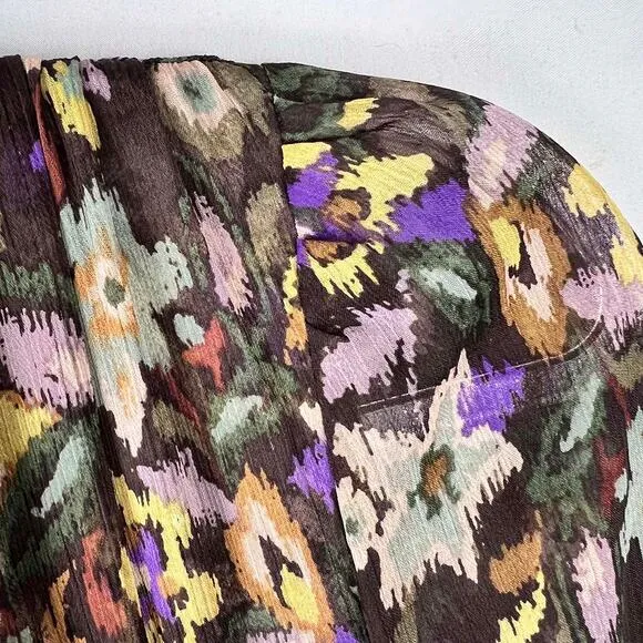 ZARA Floral Empire Waist Dress Size Small NWT